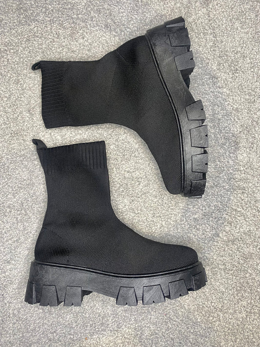 Sock Boots Black
